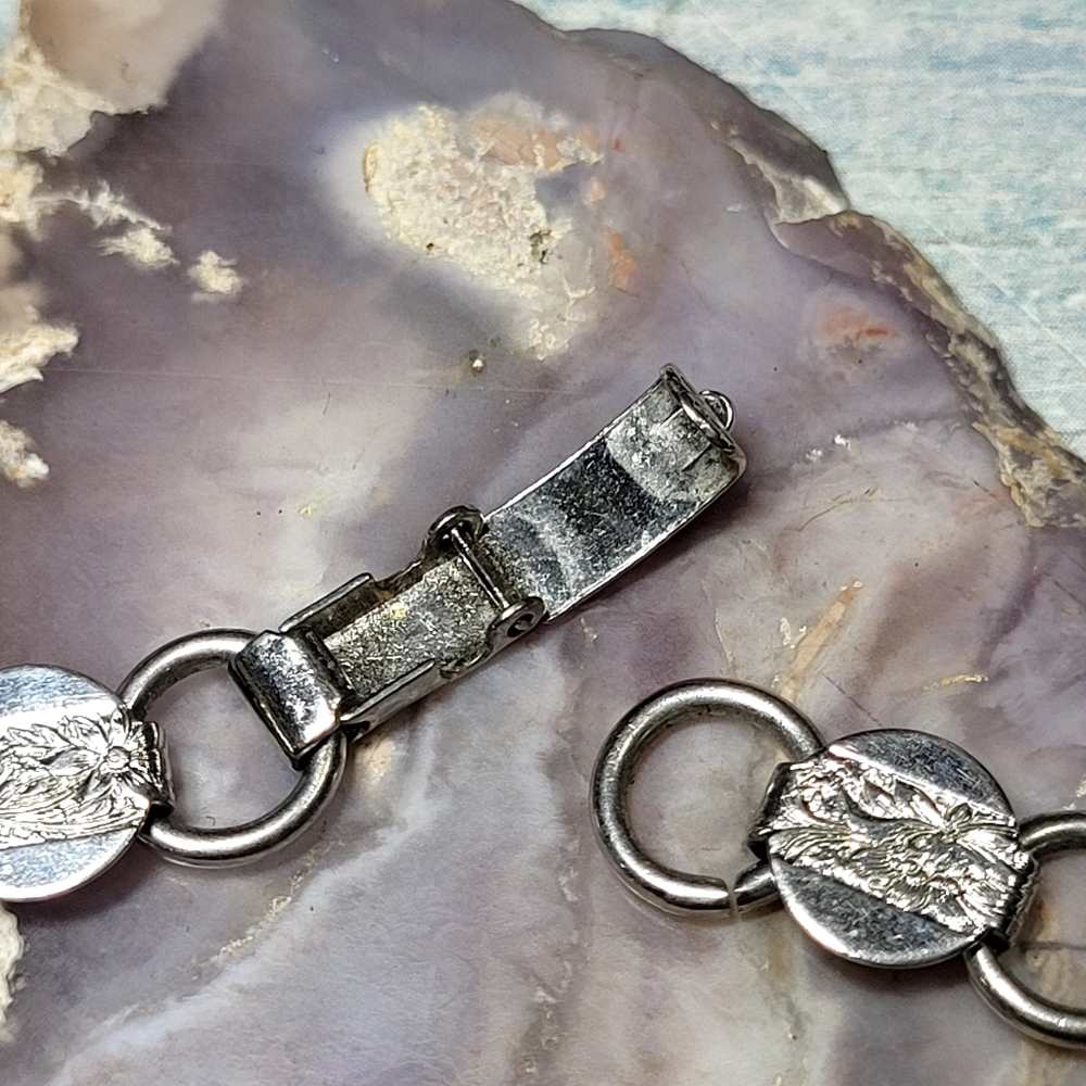 Sarah Coventry Silver Chocker Necklace - Picture 5 of 9